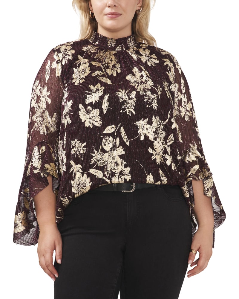 Vince camuto bell sleeve blouse best sale